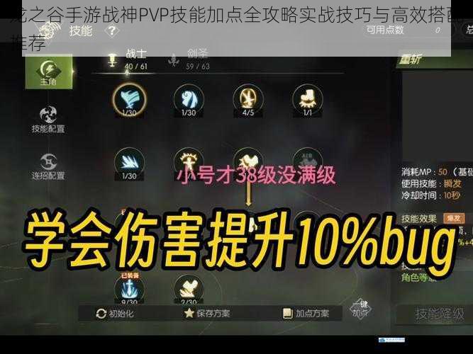 龙之谷手游战神PVP技能加点全攻略实战技巧与高效搭配推荐