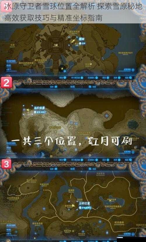 冰原守卫者雪球位置全解析 探索雪原秘地高效获取技巧与精准坐标指南