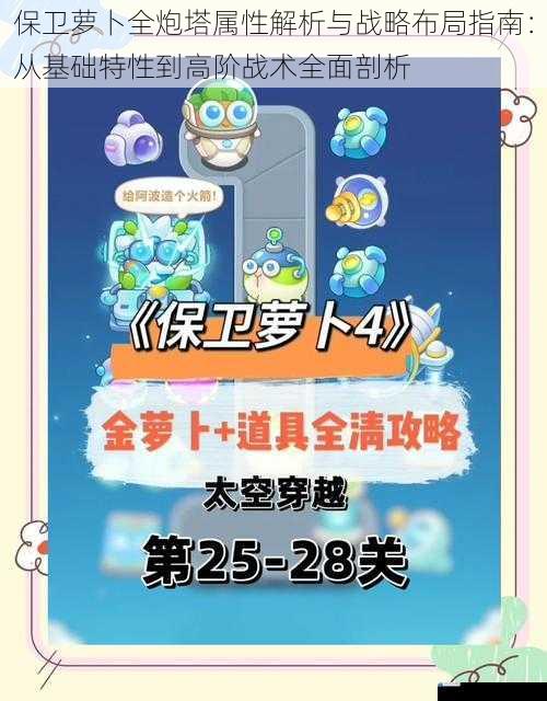 保卫萝卜全炮塔属性解析与战略布局指南：从基础特性到高阶战术全面剖析
