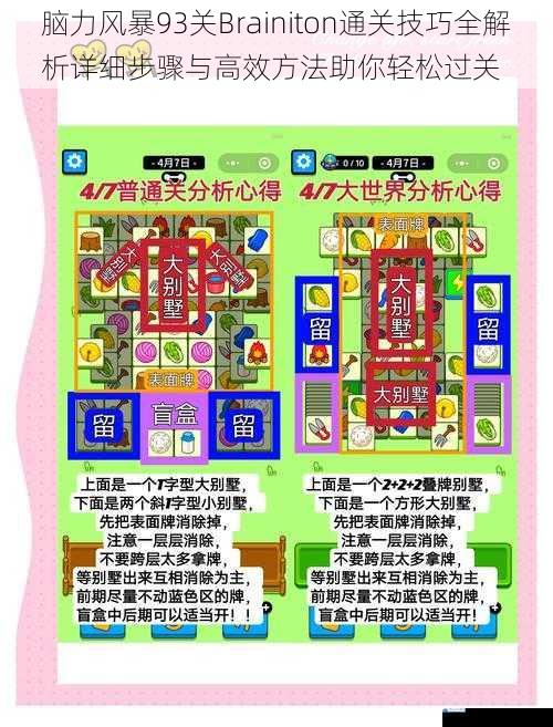 脑力风暴93关Brainiton通关技巧全解析详细步骤与高效方法助你轻松过关