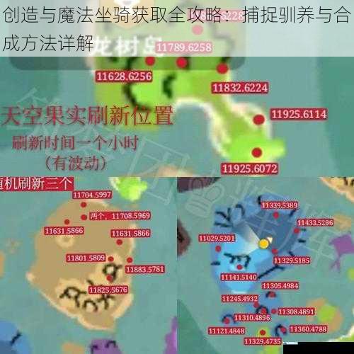 创造与魔法坐骑获取全攻略:捕捉驯养与合成方法详解