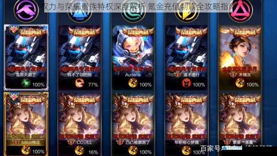 权力与荣耀贵族特权深度解析 氪金充值制霸全攻略指南