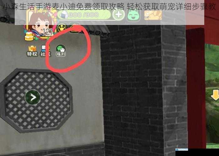小森生活手游麦小迪免费领取攻略 轻松获取萌宠详细步骤教程