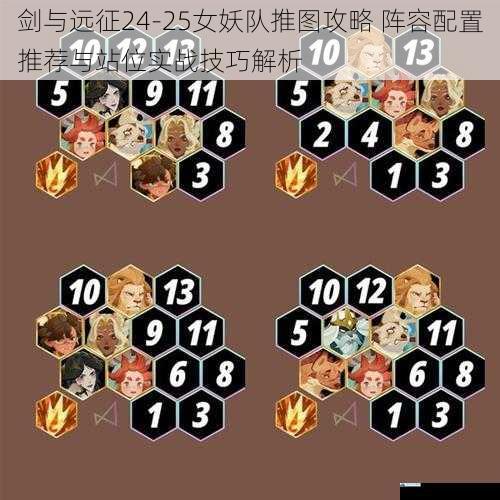 剑与远征24-25女妖队推图攻略 阵容配置推荐与站位实战技巧解析