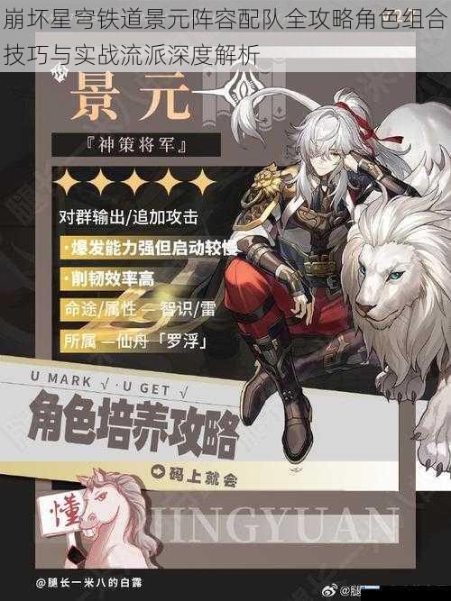 崩坏星穹铁道景元阵容配队全攻略角色组合技巧与实战流派深度解析