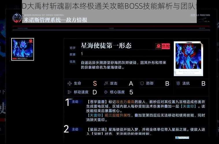天下HD大禹村斩魂副本终极通关攻略BOSS技能解析与团队协作技巧详解